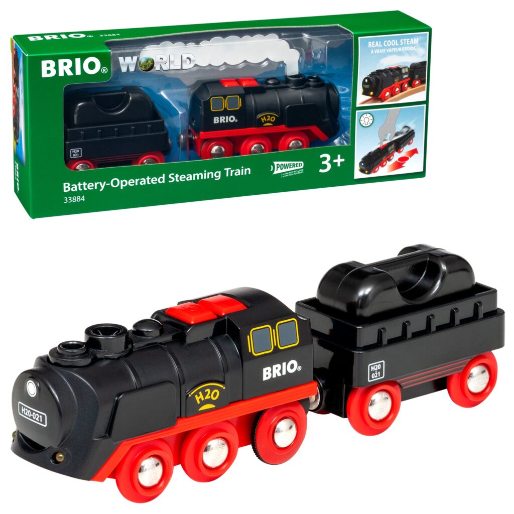 Brio   Batteridrevet Damptog   33884