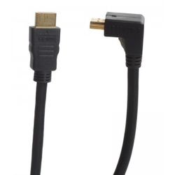 Hdmi Cable       Black Angled   90ø Gold