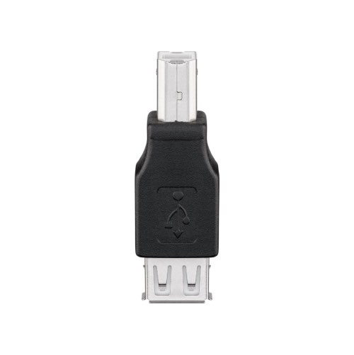 Usb  Til Usb  Adapter  Han Hun   Sort         Goobay