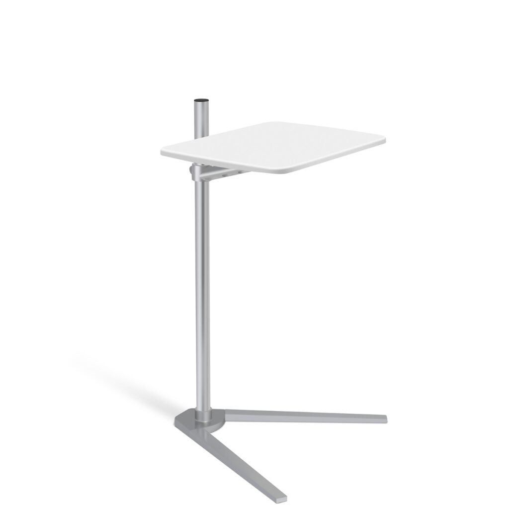 Wergon   Willow Lounge   Laptop   Tablet   Monitor   Justerbar Stand Med Bord   : 90cm   Hvid