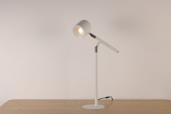 Klassisk   Minimalistisk Skrivebordslampe    Base   Transformbar    Hvid