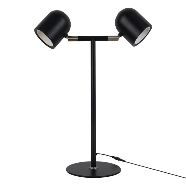 Minimalistisk Skrivebordslampe    Base    Lamper   Sort