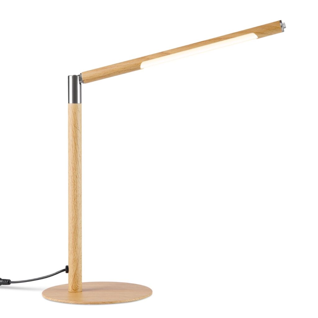 Minimalistisk Skrivebordslampe   Wood   200 Lumen