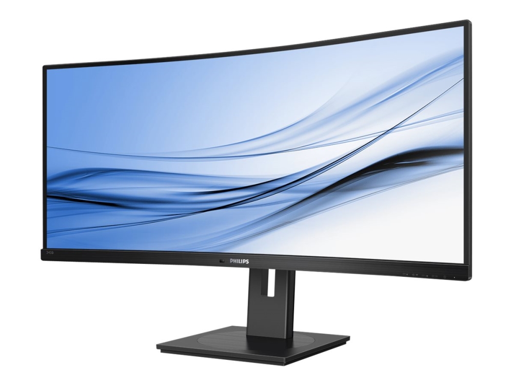 Philips  Line 345b1c   Led Skærm   Kurvet       3440  1440 Wqhd   100       300      3000:       2xhdmi  Displayport   Højtalere   Sor