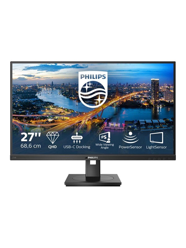 Quot  Philips  Line 276b1   2560×1440   75hz   Ips   Usb    Speakers       Skærm