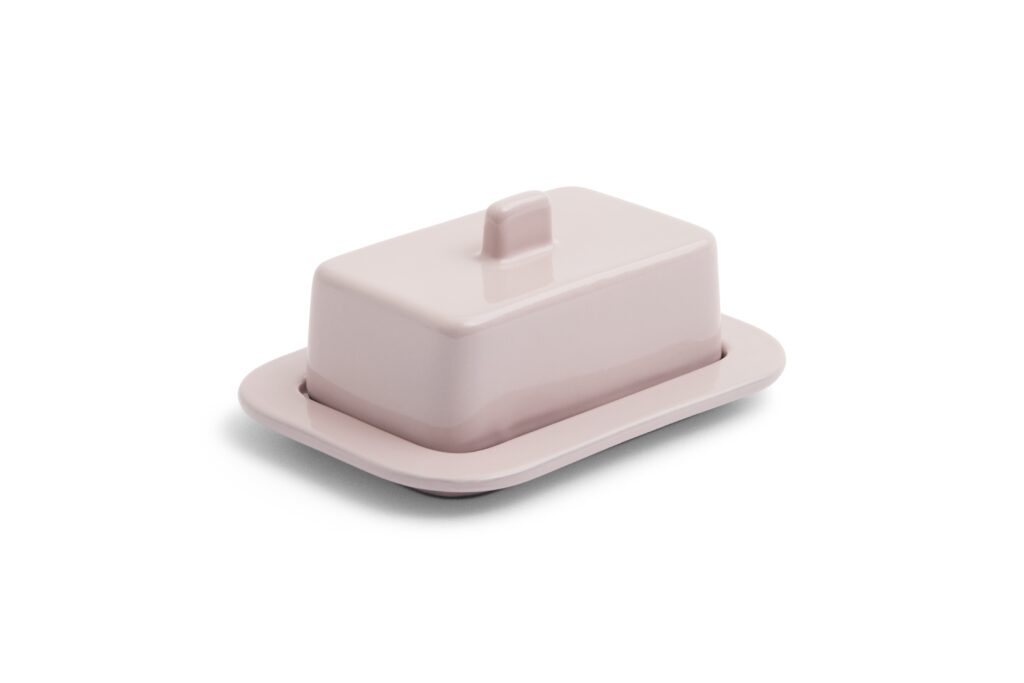 Hay   Barro Butter Dish   Pink