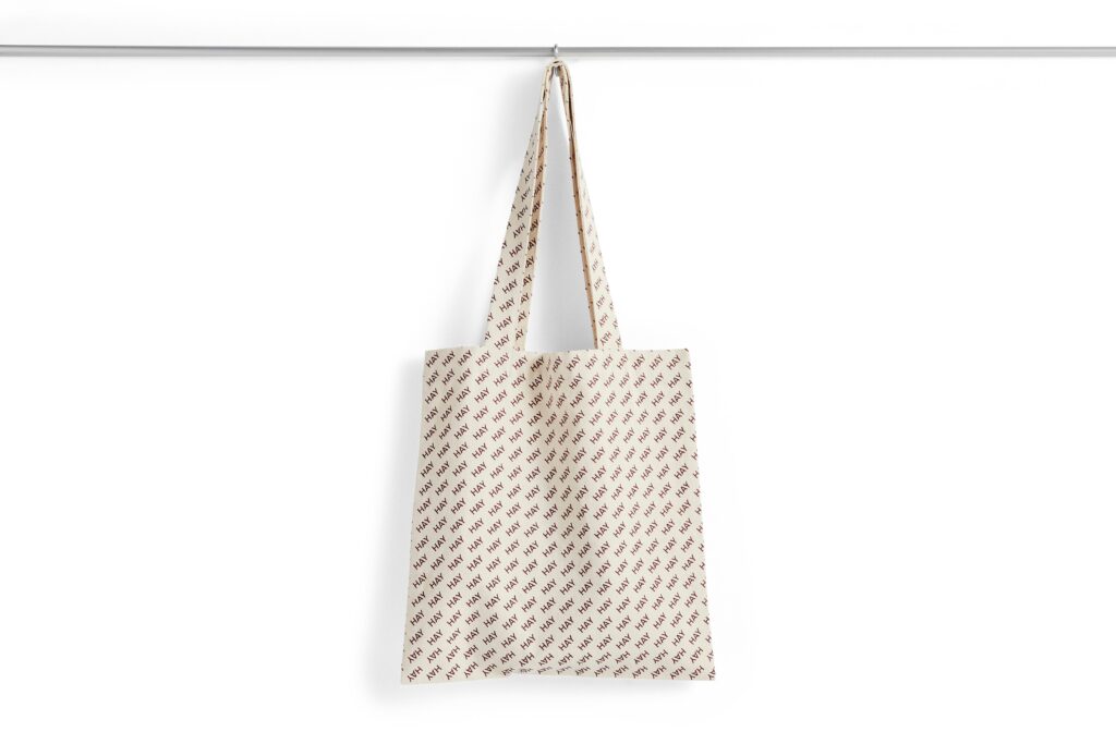 Hay   Logo Tote Bag Taske   Mørkerød