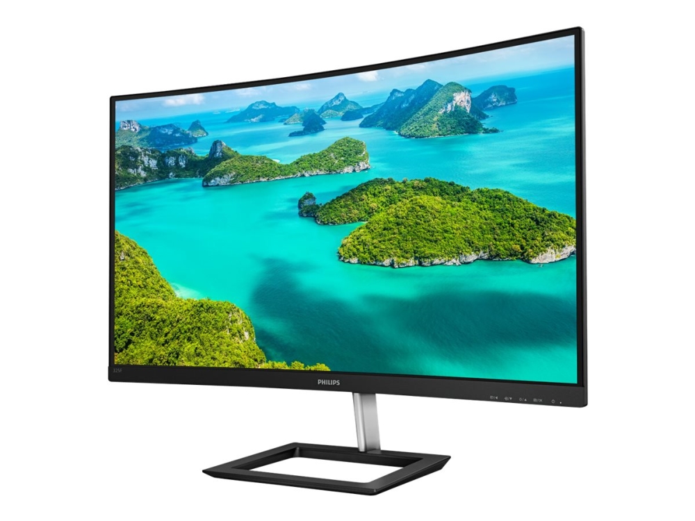 Philips  Line 325e1c   Led Skærm   Kurvet         Til      2560  1440 Qhd          250      3000:       Hdmi  Vga  Displaypor