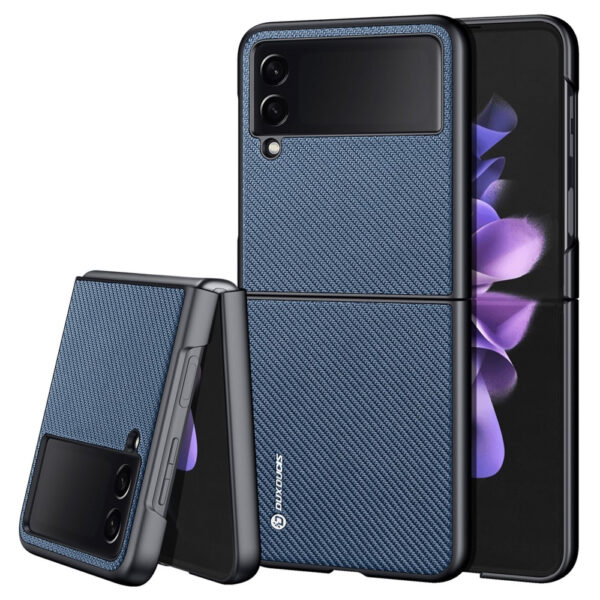 Samsung Galaxy  Flip3     Ducis Fino Hybrid Cover   Tekstil Design