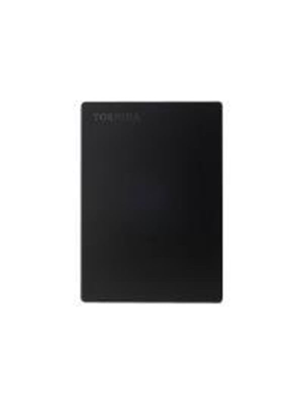 Toshiba Canvio Slim 1TB Ekstern Harddisk – Sort