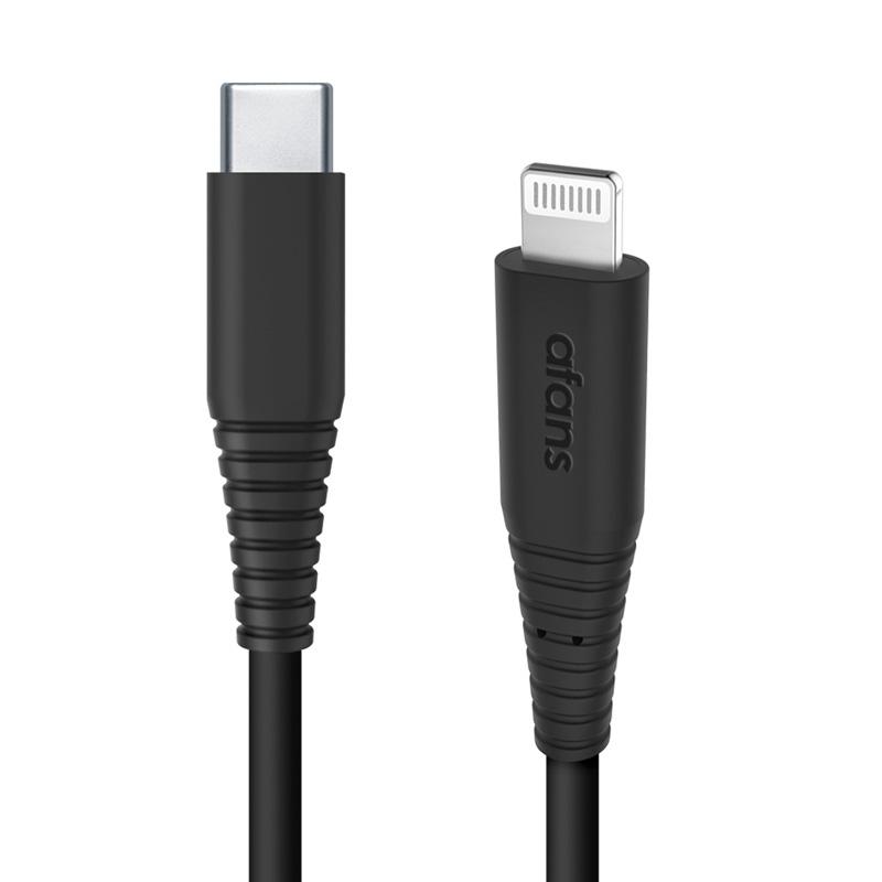 Zikko Afans Usb  Til Mfi Lightning   Kabel  Sort