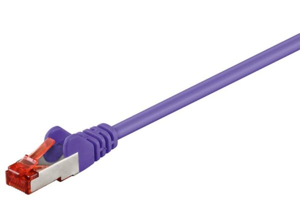 Wentronic Goobay   Patchkabel     Pimf  Violett       Lszh Halogenfrei  Kupfer  92461