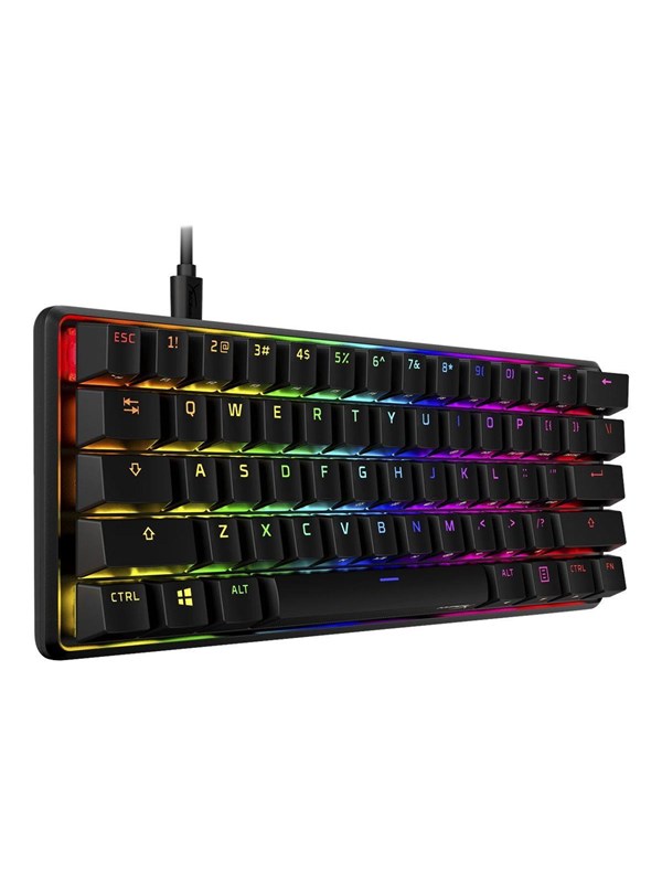 Hyperx Alloy Origins    Gaming Tastatur   Amerikansk Engelsk   Sort