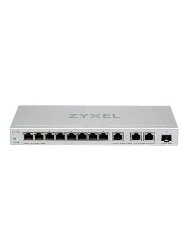 Zyxel Xgs1250   Port Web Managed Multi Gigabit Switch Includes  Port 10g And  Port 10g Sfp