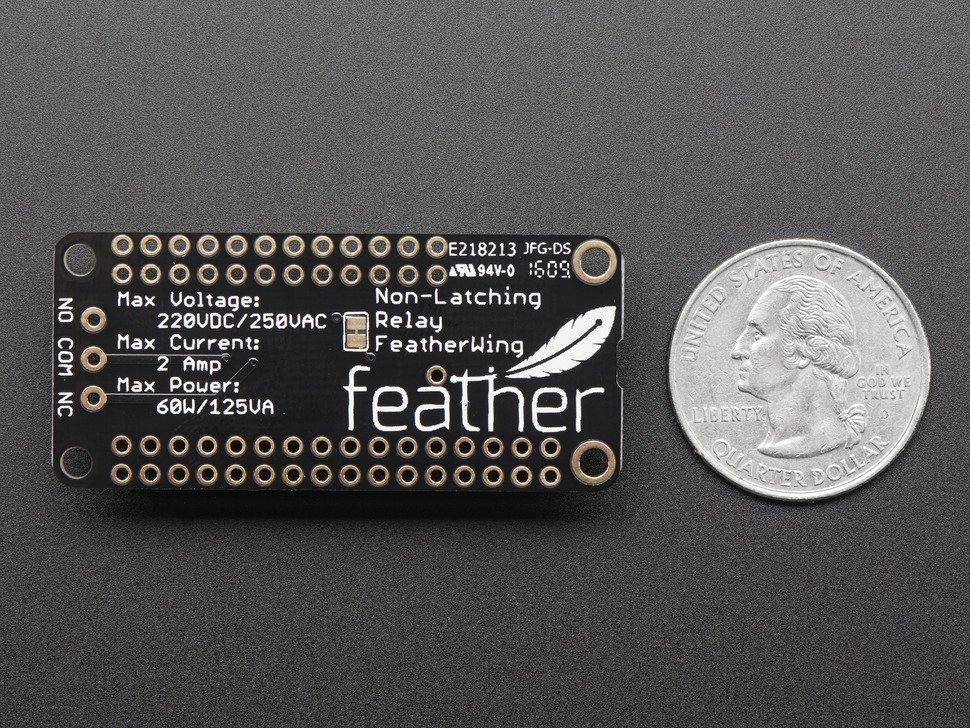 Adafruit Ikke Holdende Mini Relæ Featherwing