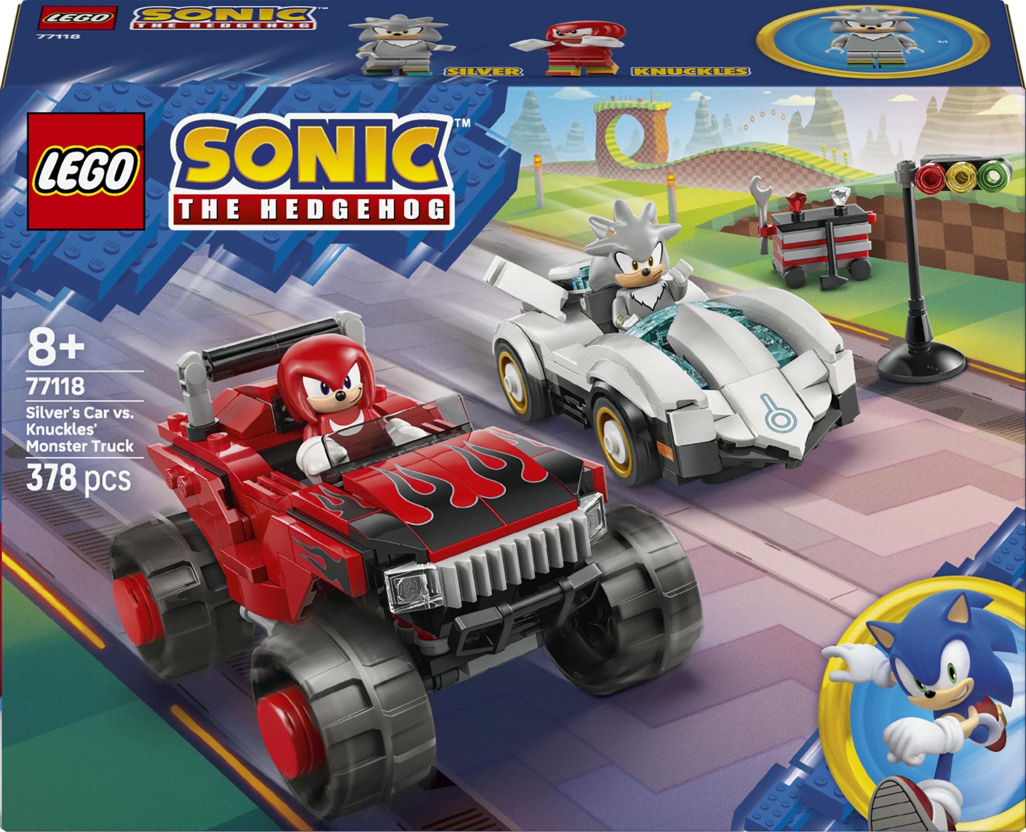 Lego 77118 Sonic The Hedgehog Silver Apos Car Vs Knuckles Apos Monster Truck Geekd Dk
