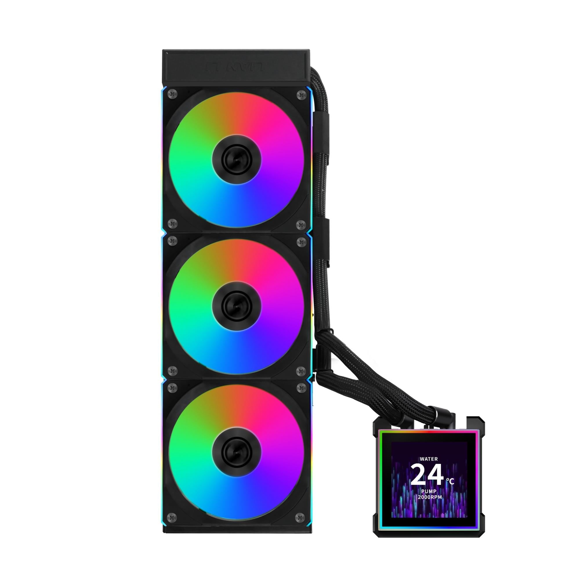 Lian Li Hydroshift Ii Lcd- 360cl Wireless Black Vandkøling Geekd Dk