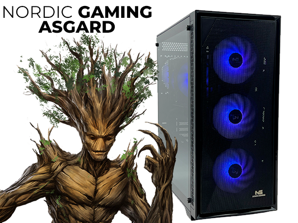 Nordic Gaming Asgard Yggdrasil V8 Gaming Pc I5 16gb Rtx 5060 1tb Win 11