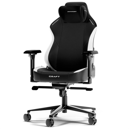 Dxracer Craft Gamerstol Epu Læder Sort Hvid