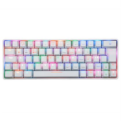 Fourze Gk60 Wireless Keyboard White