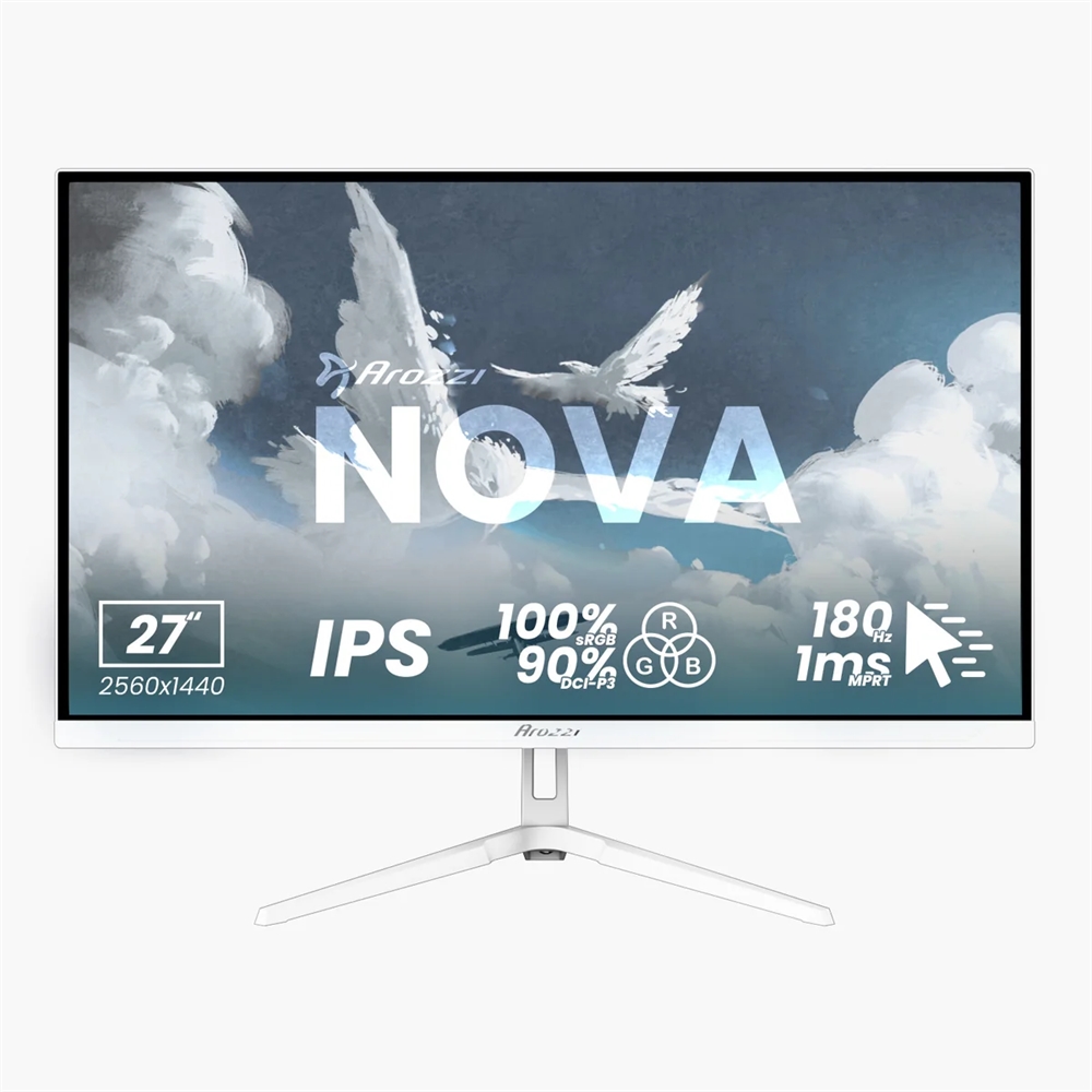 Arozzi Nova 27 Quot Ips 180hz Hvid