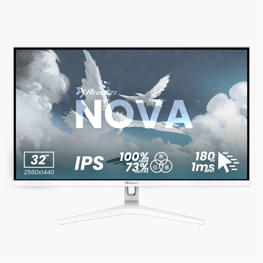 Arozzi Nova 32 Quot Ips 180hz Hvid